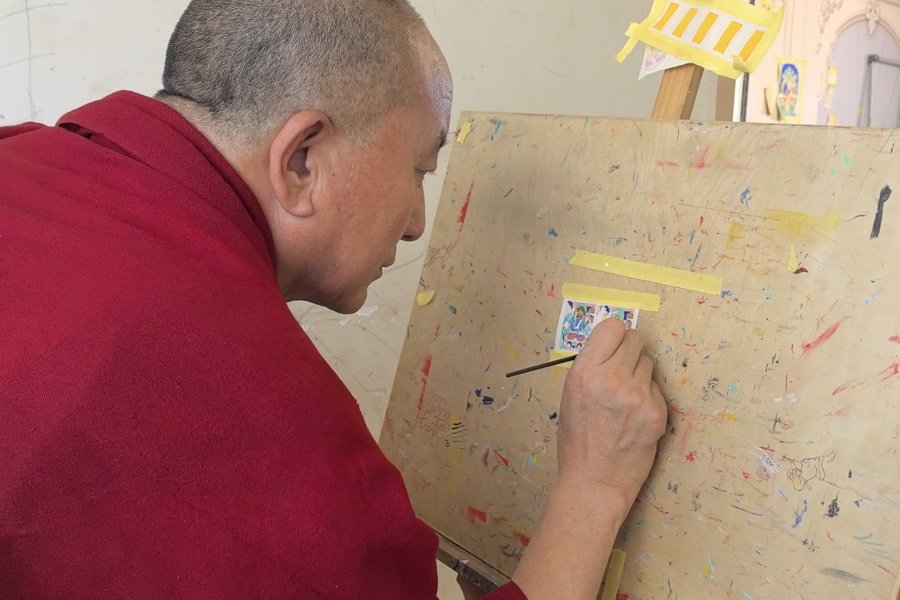 How a Thangka Is Made: The Full Process