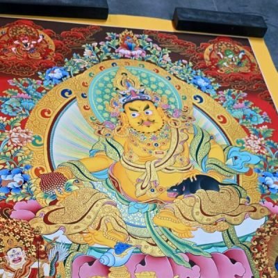 Yellow Dzambhala — Prosperity, Stability, and Good Fortune